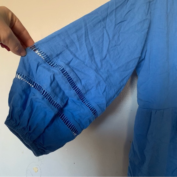 Anthropologie The Bettina Tiered Mini Shirt Dress by Maeve Linen Edition - Picture 5 of 13